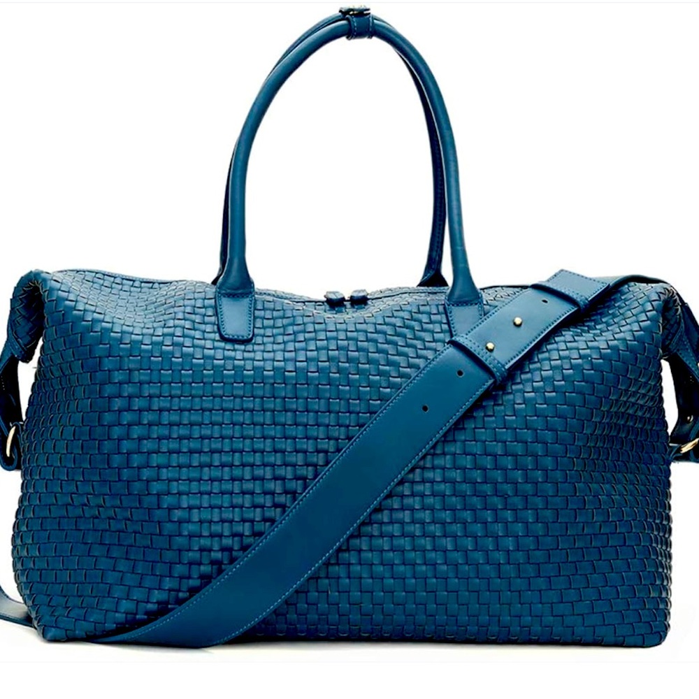 Lulu Dharma Blue Weekender Bag